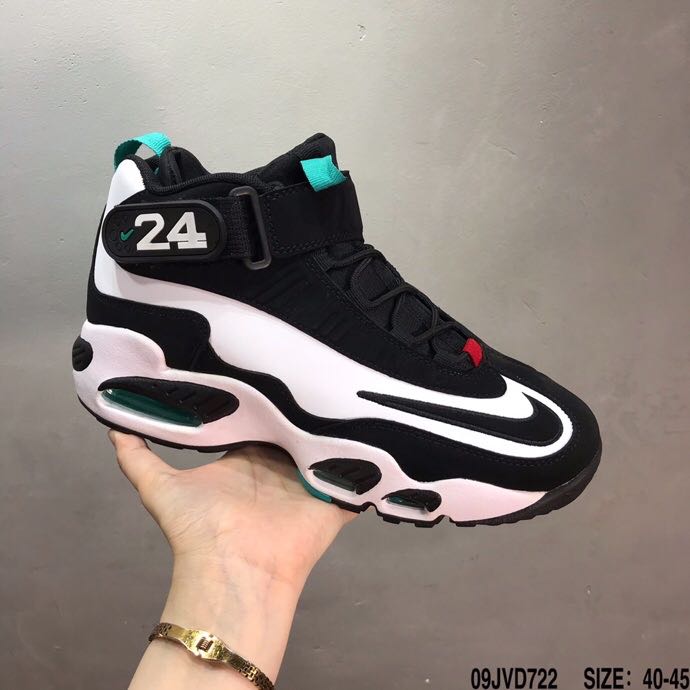 Men Nike Air Griffey Max 1 Black White Red Shoes